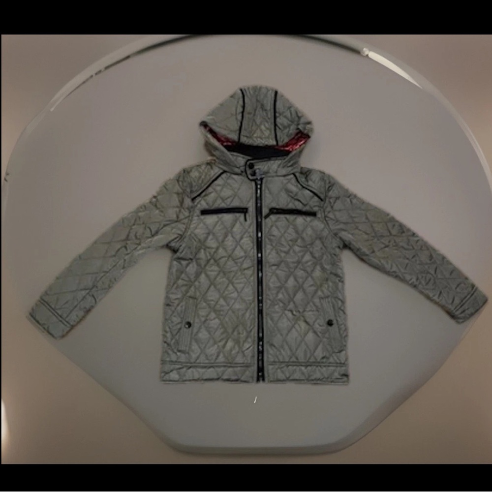 Urban Republic YTH Quilted Puffer Jacket Full Zip Removable Hoodie 5 Pocket NWT